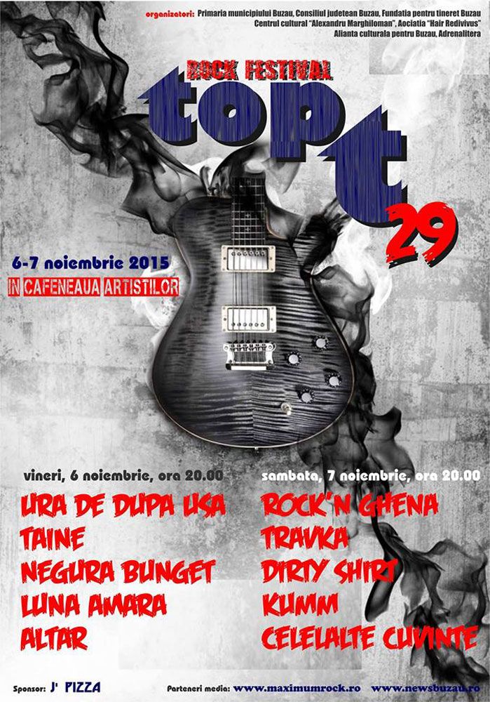 Afla line-up-ul final al Festivalului Top T Buzau